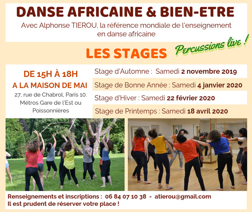 stages danse africaine bien-être